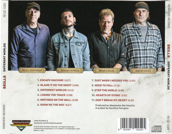 Skills (9) : Different Worlds  (CD, Album)