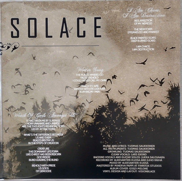 Dawn Of Solace : The Darkness (LP, Album, Ltd, RE, Tra)
