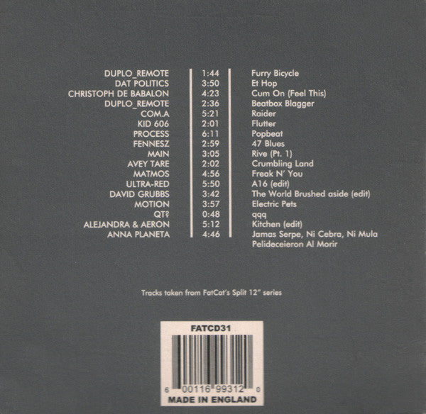 Various : Split Series 9-16 (CD, Comp)