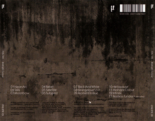 Ital Tek : Midnight Colour (CD, Album)