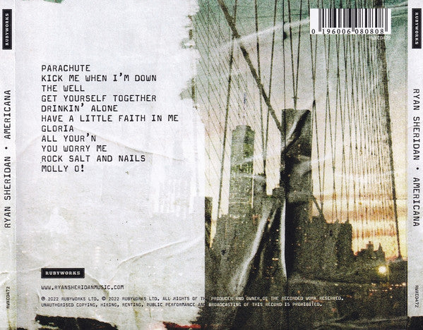 Ryan Sheridan (2) : Americana (CD, Album)