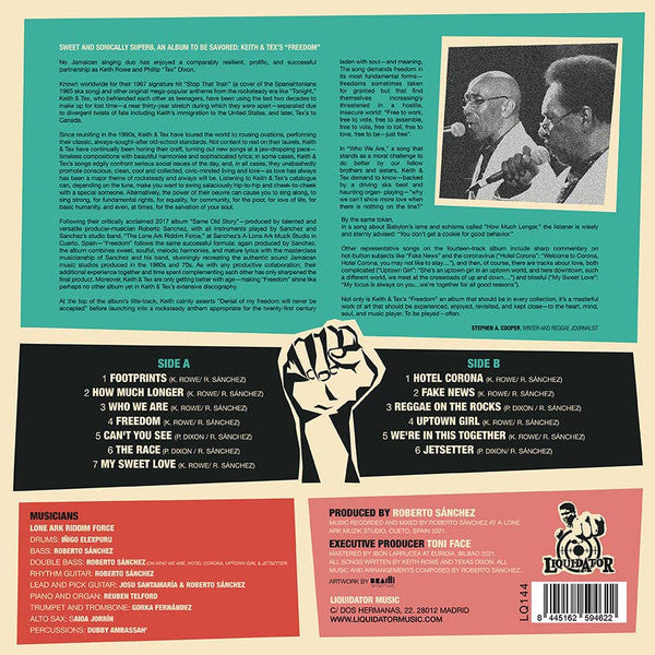 Keith & Tex : Freedom (LP, Album)