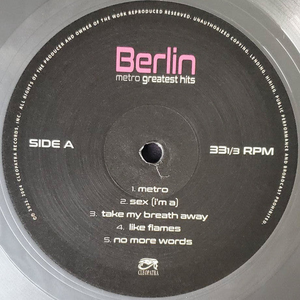 Berlin : Metro Greatest Hits (LP, Comp, Ltd, RE, Sil)