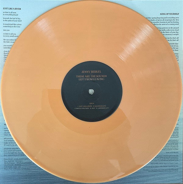 Jenny Berkel : These Are The Sounds Left From Leaving (LP, Album, Ltd, Apr)
