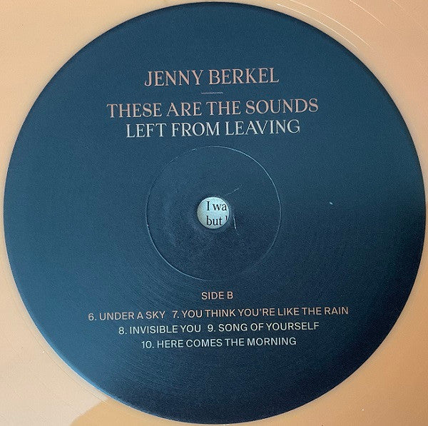 Jenny Berkel : These Are The Sounds Left From Leaving (LP, Album, Ltd, Apr)