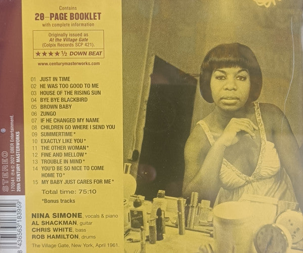 Nina Simone : At The Village Gate (CD, Album, RE, RM)