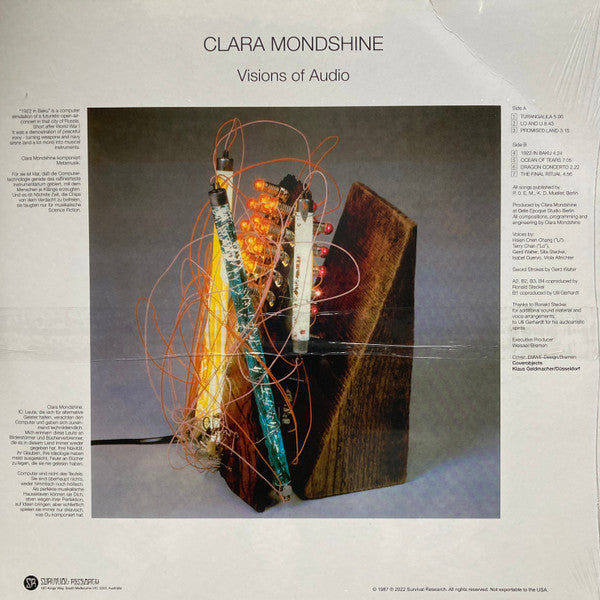 Clara Mondshine : Visions Of Audio (LP, Album, RE, Unofficial)