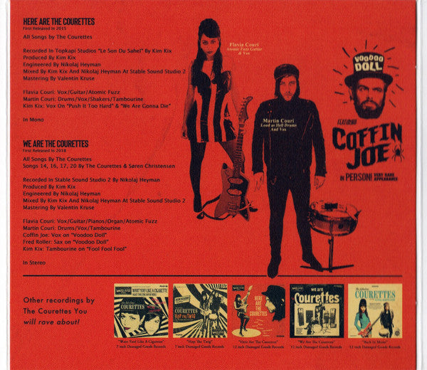 The Courettes : Here We Are The Courettes (CD, Comp, Mono, RM, RP)