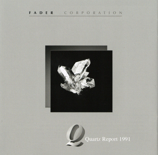 Fader (12) : Quartz (CD, Album)