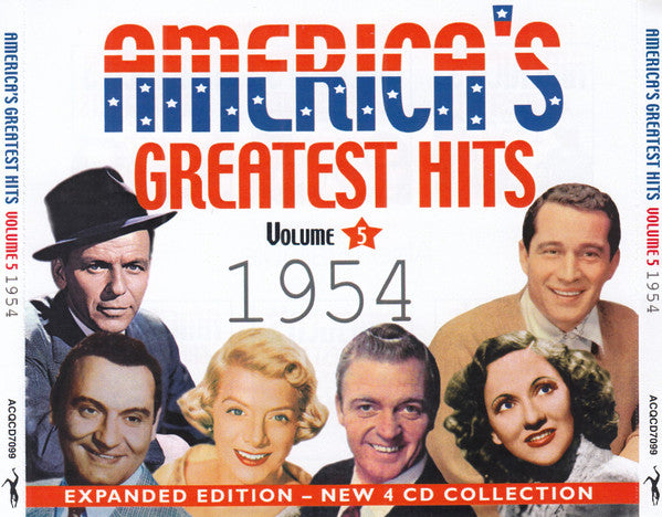 Various : America's Greatest Hits Volume 5 1954 (4xCD, Comp, S/Edition, Exp)