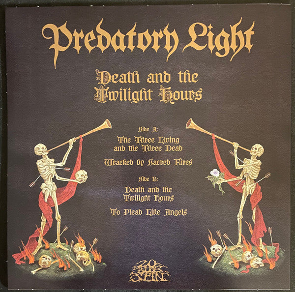 Predatory Light : Death And The Twilight Hours (LP, Album, Sil)