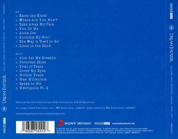 Dream Theater : Falling Into Infinity Demos, 1996-1997 (2xCD, RE, RM, S/Edition)
