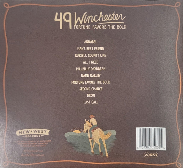 49 Winchester : Fortune Favors The Bold (CD, Album)