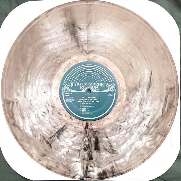 Jose Medeles : Railroad Cadences & Melancholic Anthems (LP, Album, Cle)