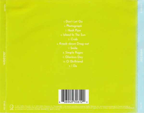 Weezer : Weezer (CD, Album)