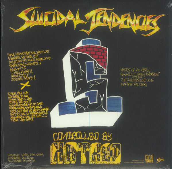 Suicidal Tendencies : Controlled By Hatred / Feel Like Shit... Deja-Vu (LP, Album, Ltd, RE, Pur)