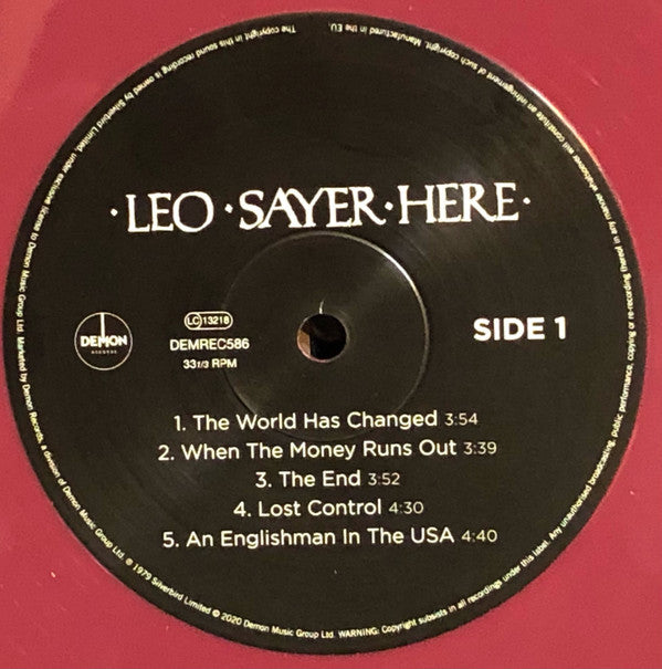 Leo Sayer : Here (LP, Album, RE, Bur)