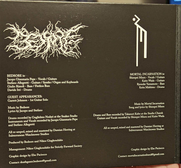 Bedsore / Mortal Incarnation : Bedsore / Mortal Incarnation (CD)
