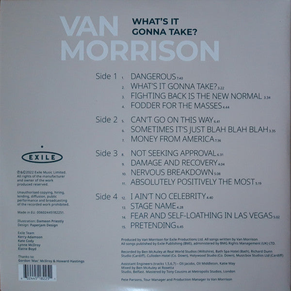 Van Morrison : What's It Gonna Take? (2xLP, Album)