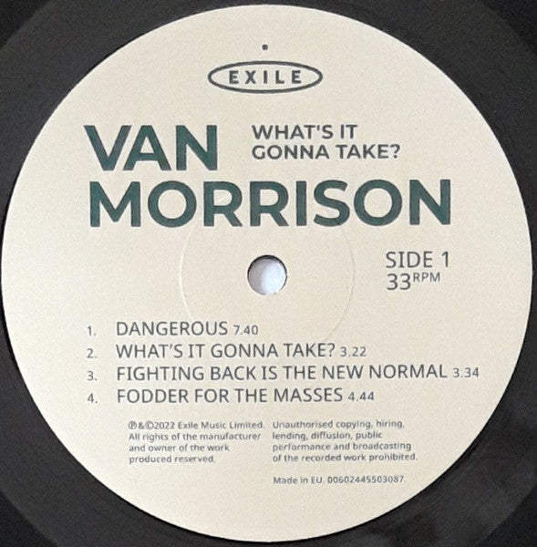 Van Morrison : What's It Gonna Take? (2xLP, Album)