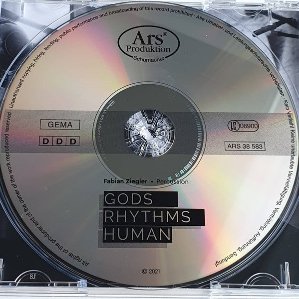 Fabian Ziegler (2) : Gods Rhythms Human (CD, Album)