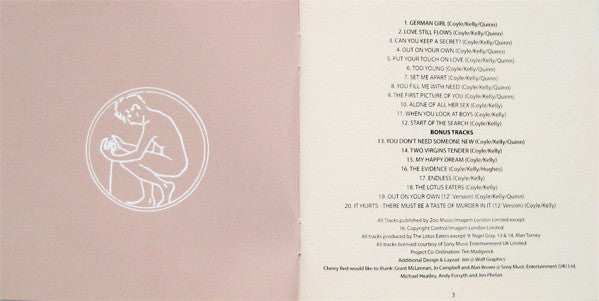 The Lotus Eaters : No Sense Of Sin (CD, Album, RE)