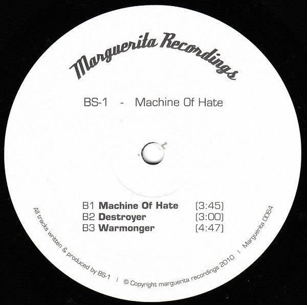 BS-1 : Machine Of Hate (12")