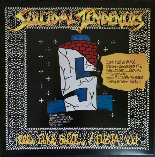 Suicidal Tendencies : Controlled By Hatred / Feel Like Shit... Deja-Vu (LP, Album, RE)