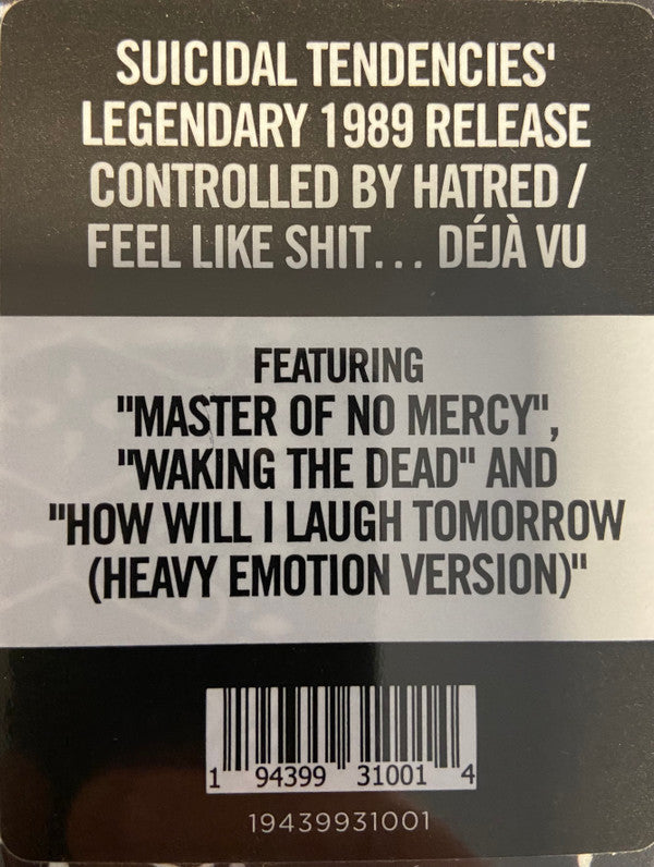 Suicidal Tendencies : Controlled By Hatred / Feel Like Shit... Deja-Vu (LP, Album, RE)