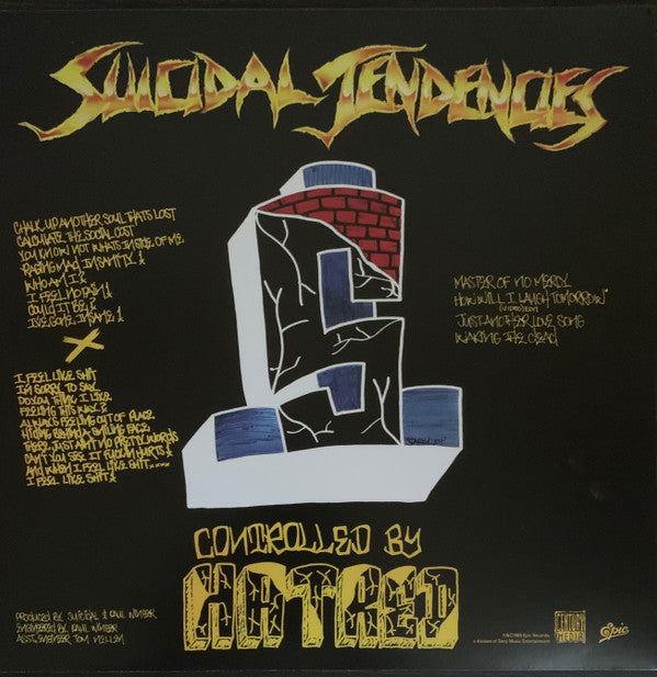 Suicidal Tendencies : Controlled By Hatred / Feel Like Shit... Deja-Vu (LP, Album, RE)