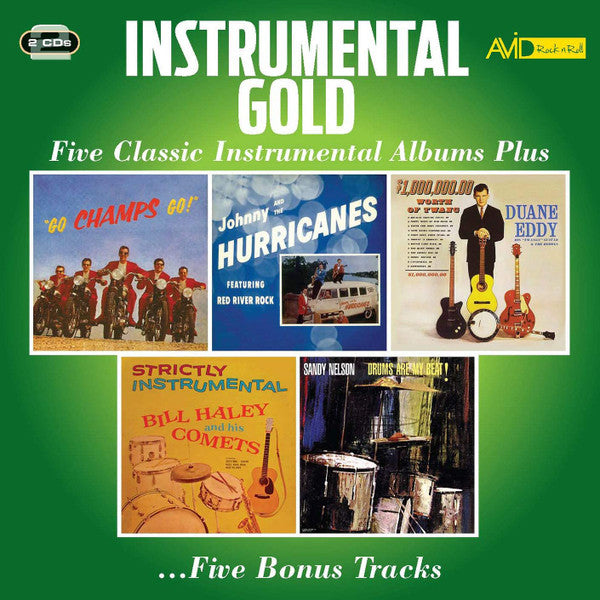 Various : Instrumental Gold. Five Classic Instrumental Albums Plus (2xCD, Comp)