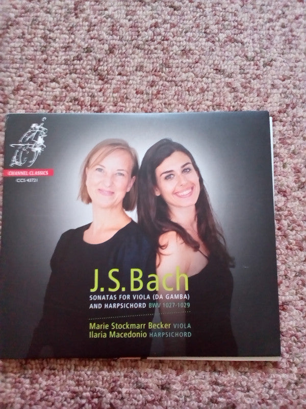 Johann Sebastian Bach, Marie Stockmarr Becker, Ilaria Macedonio : Sonatas For Viola (Da Gamba) And Harpsichord BWV 1027-1029 (CD, Album, Dig)