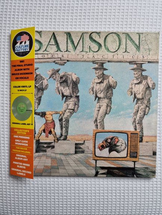 Samson (3) : Shock Tactics (LP, Album, RE, Gre)