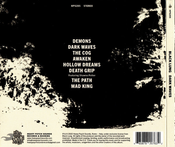 Black Lung (6) : Dark Waves (CD, Album)