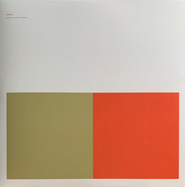 Alva Noto + Ryuichi Sakamoto : Vrioon (2xLP, Album, RE, RM, Gat)