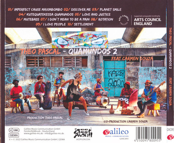 Theo Pas'cal feat. Carmen Souza : Quamundos 2 (CD, Album)
