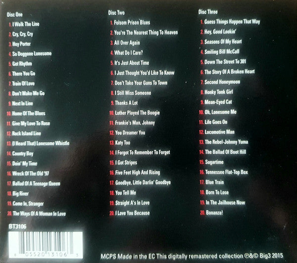 Johnny Cash : The Absolutely Essential 3CD Collection (3xCD, Comp)