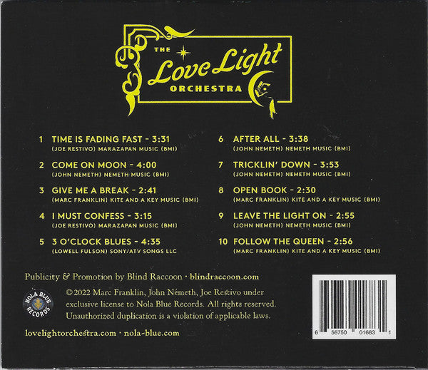 The Love Light Orchestra : Leave The Light On (CD, Album)
