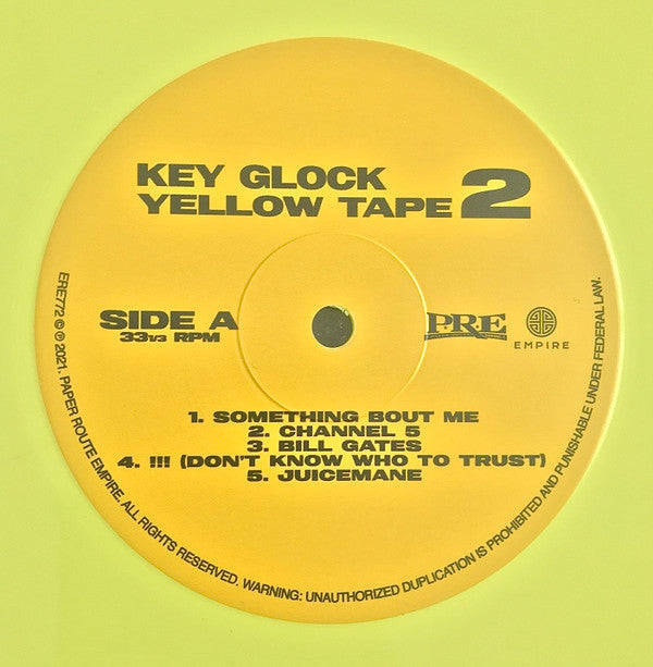 Key Glock : Yellow Tape 2 (2xLP, Album, Ltd, Can)