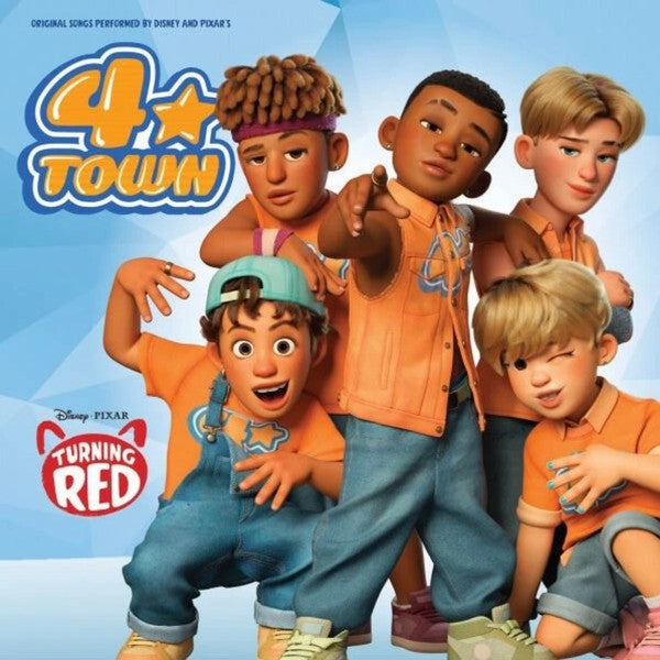 4*Town : Turning Red (Original Songs Performed By Disney And Pixar’s 4*Town) (7", EP, Tra)