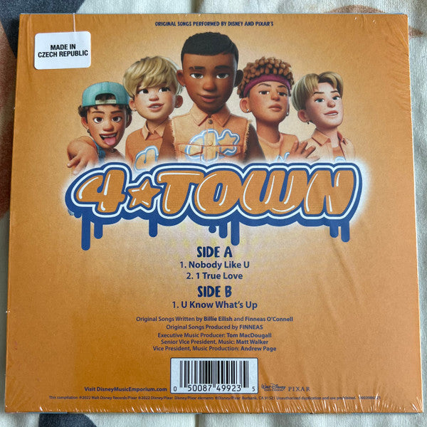 4*Town : Turning Red (Original Songs Performed By Disney And Pixar’s 4*Town) (7", EP, Tra)