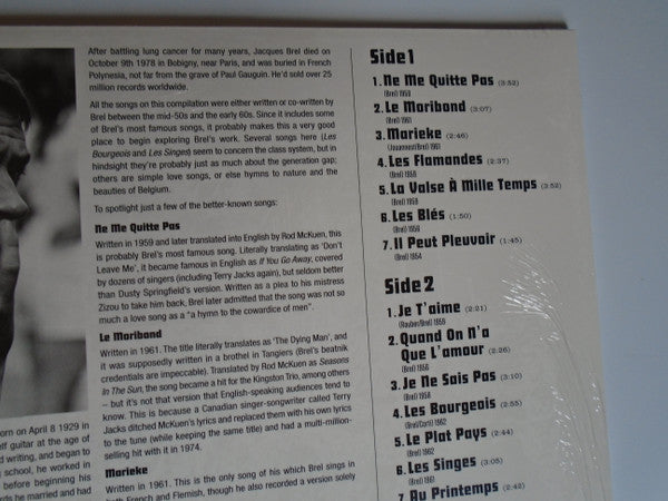 Jacques Brel : The Best Of (LP, Comp, Red)