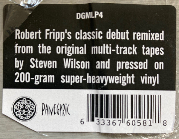 Robert Fripp : Exposure (LP, Album, RE, 200)