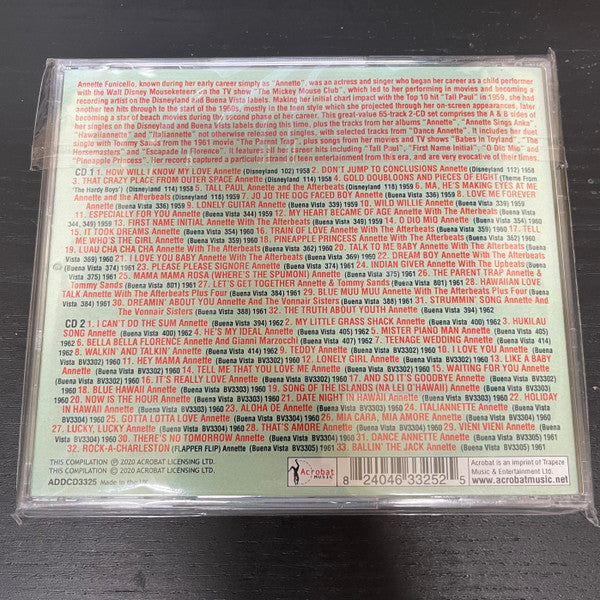 Annette Funicello : The Singles & Albums Collection 1958-62 (2xCDr)