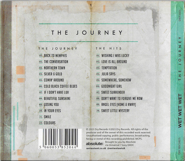 Wet Wet Wet : The Journey (2xCD, Album)