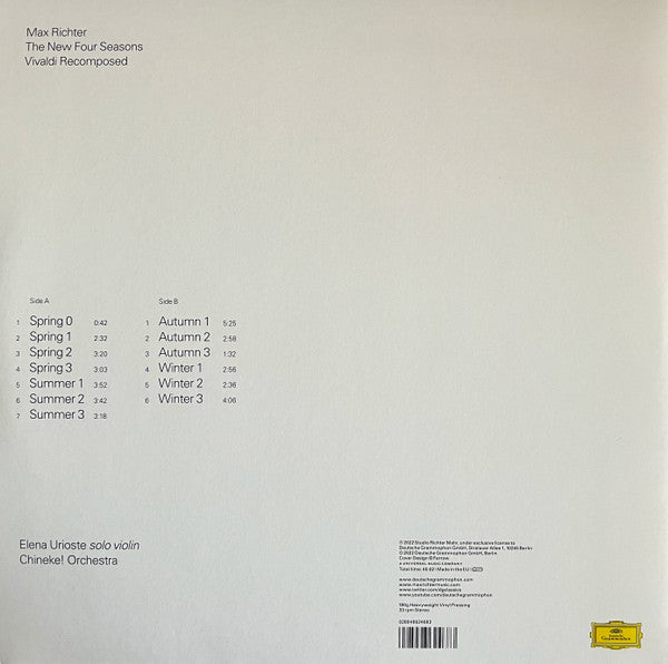 Max Richter, Antonio Vivaldi : The New Four Seasons - Vivaldi Recomposed (LP, Album)
