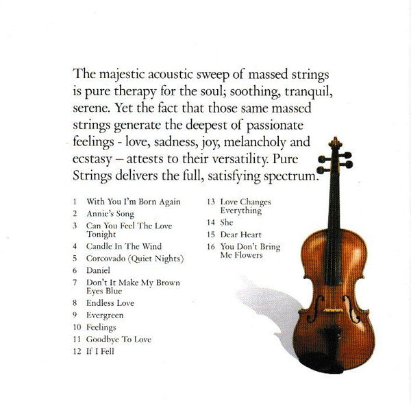 Unknown Artist : Pure Strings (CD, Comp)