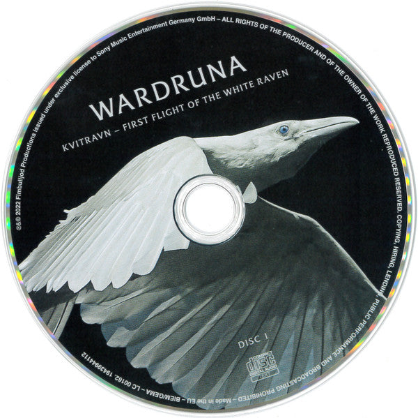 Wardruna : Kvitravn / First Flight Of The White Raven (CD, Album, RE + CD)