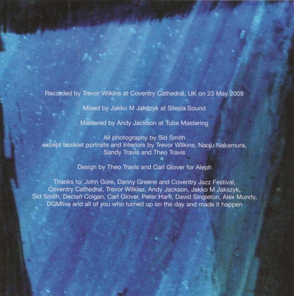 Travis & Fripp : Live At Coventry Cathedral (CD, Album)