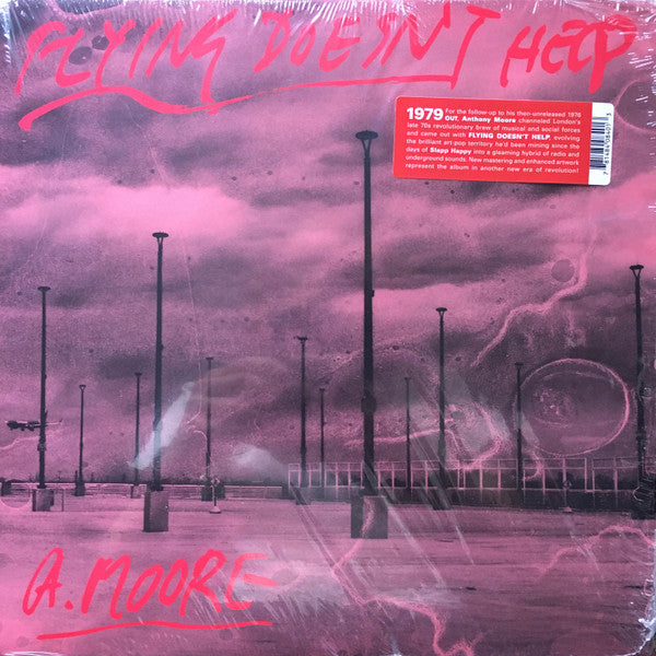 Anthony Moore : Flying Doesn't Help (LP, Album, RE)